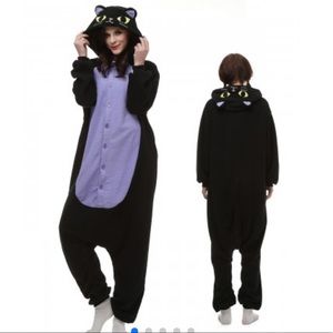 Midnight Cat Onesie- Small. BRAND NEW NEVER WORN